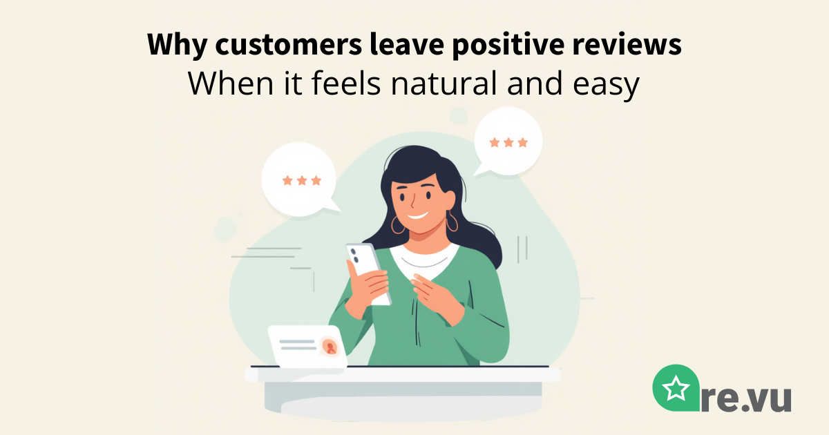 Why people write positive reviews